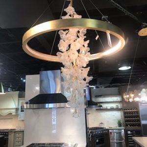 Lighting showroom installation at Central Distribution in Dallas
